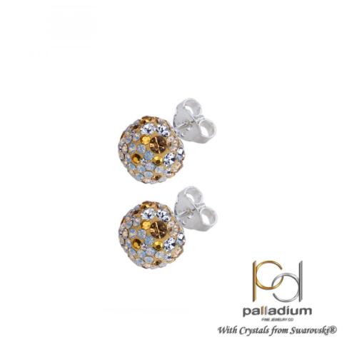 Orecchini d'argento con cristalli da Sw® SO302 Vintage