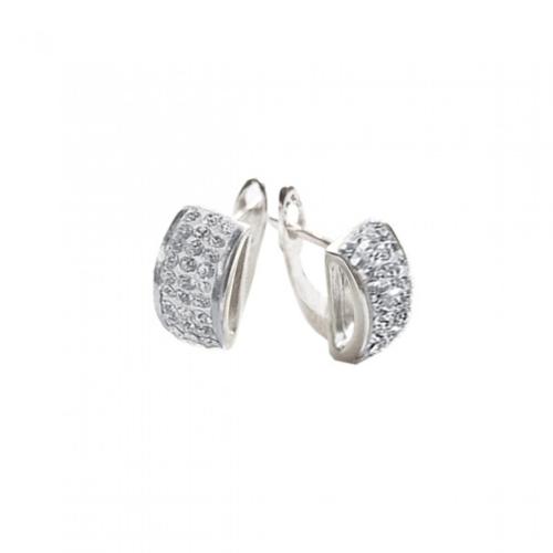 Orecchini d'argento con cristalli da Sw® SO326 Crystal