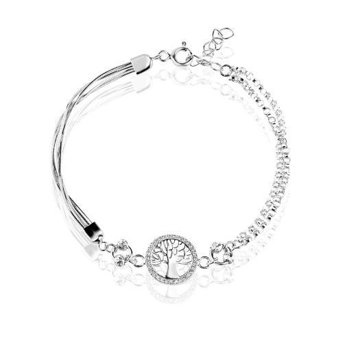 Bracciale in argento Albero della vita