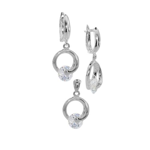 Set d'argento con zirconi 7108