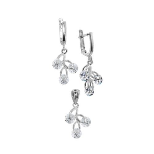 Set d'argento con zirconi 7113