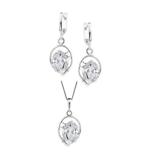 Set d'argento con zirconi 7151