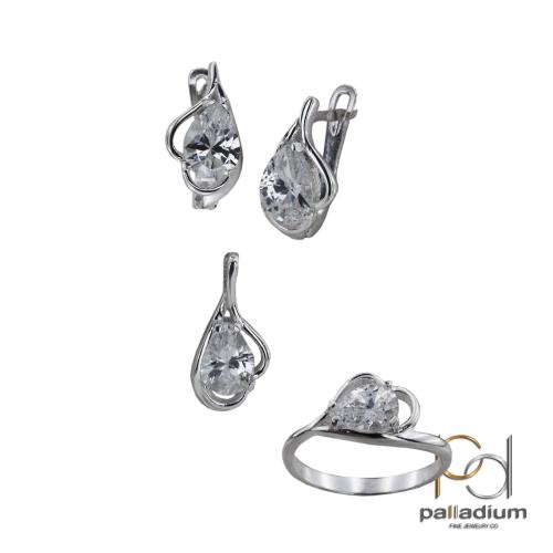 Set d'argento con zirconi 7161