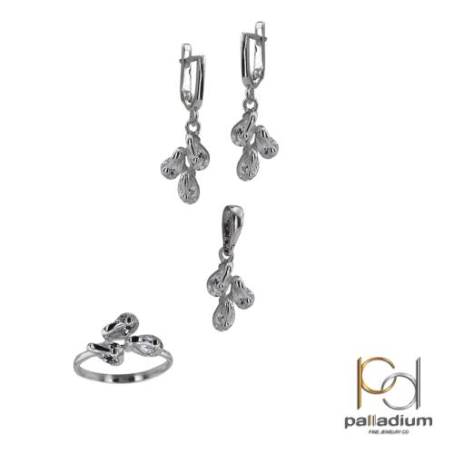 Set d'argento con zirconi 7162