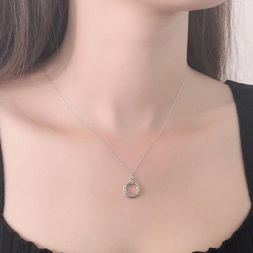 Collana d'argento Trinità