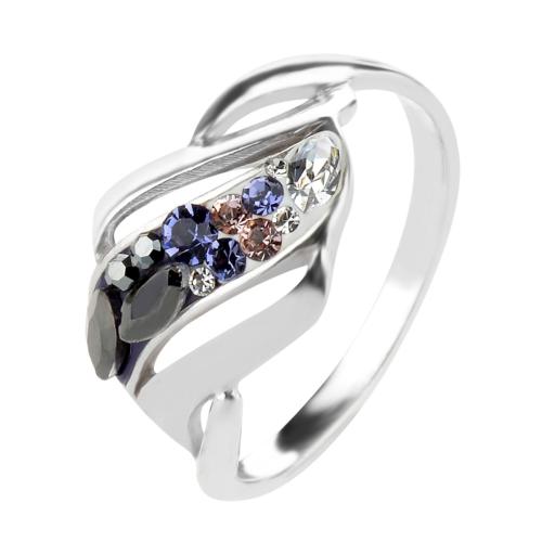 Anello in argento con cristalli di Sw® SP149 Corsette