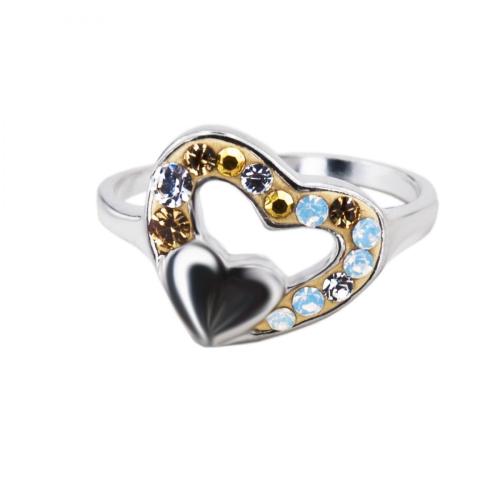 Anello d'argento con cristalli di Sw® SP729 Vintage
