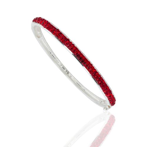 Bracciale d'argento con cristalli Sw® SG410 Light Siam