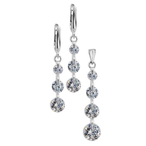 Set d'argento con zirconi 7103