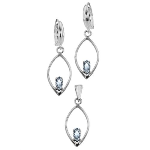 Set d'argento con zirconi 7105