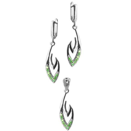 Set d'argento con zirconi 7110