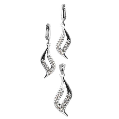 Set d'argento con zirconi 7114