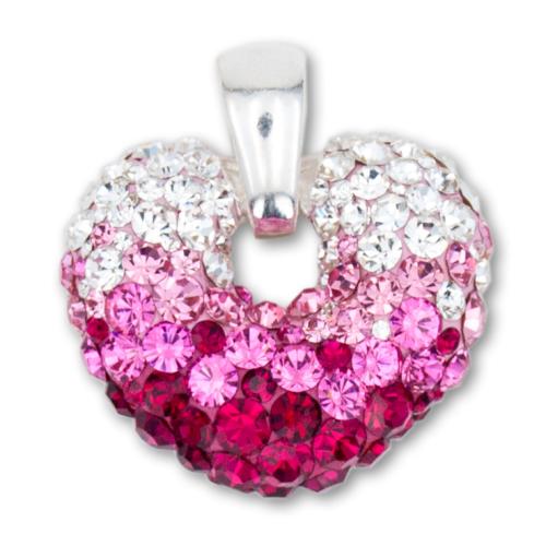 Pendente in argento con cristalli Sw®  SM247 Bold Rose