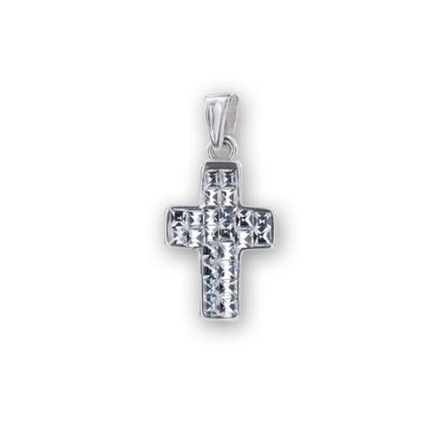 Pendente in argento con cristalli Sw®   SM287 Crystal quadrati