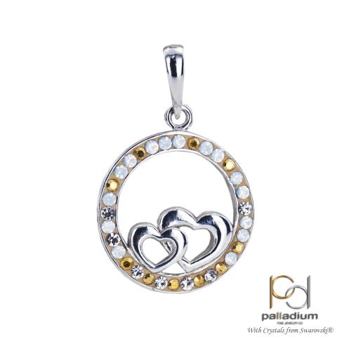 Pendente in argento con cristalli Sw®  SM293 Vintage