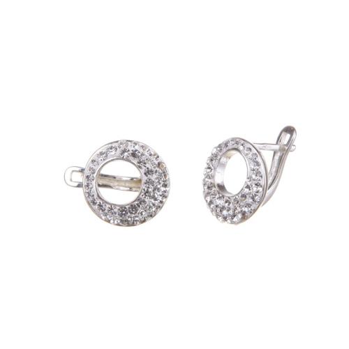 Orecchini in argento con cristalli Sw®  SO353 Crystal