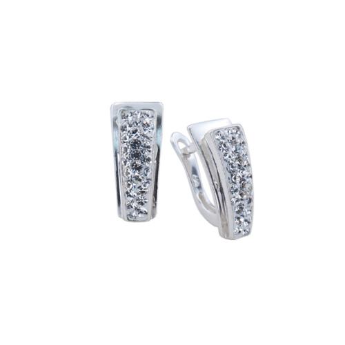 Orecchini in argento con cristalli Sw®  SO363 Crystal