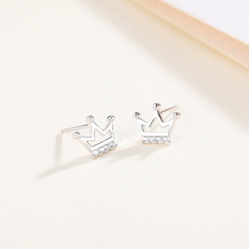 Orecchini d'argento Corona